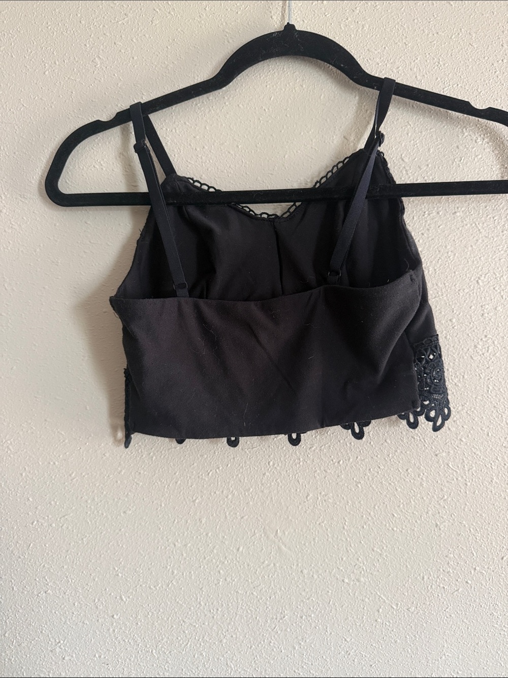 Mudd Black Crochet Lace Tank Top - Picture 3 of 3